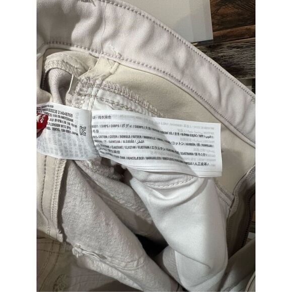 Abercrombie & Fitch NWT High Rise 90s Relax Jean denim&faux leather sz 34 (18R) - Picture 5 of 8